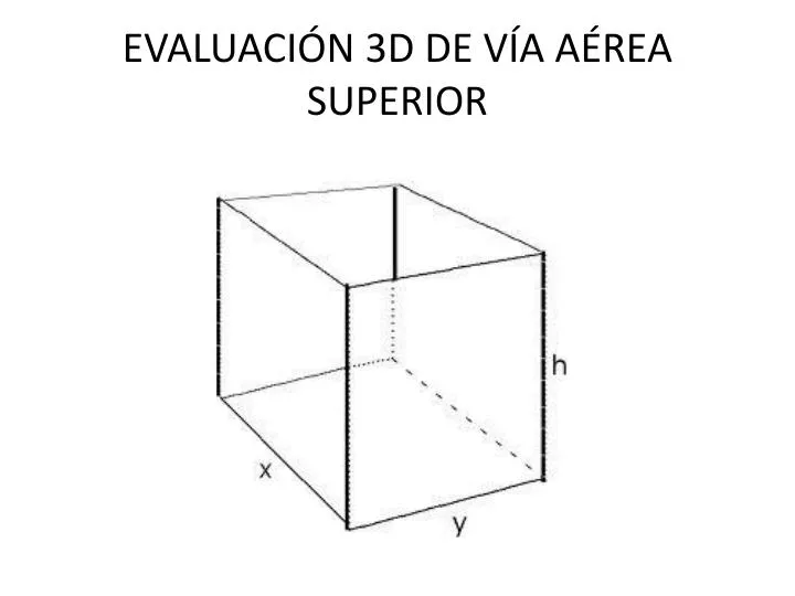 evaluaci n 3d de v a a rea superior