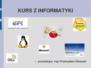 kurs z informatyki