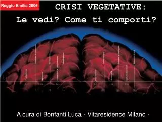 crisi vegetative