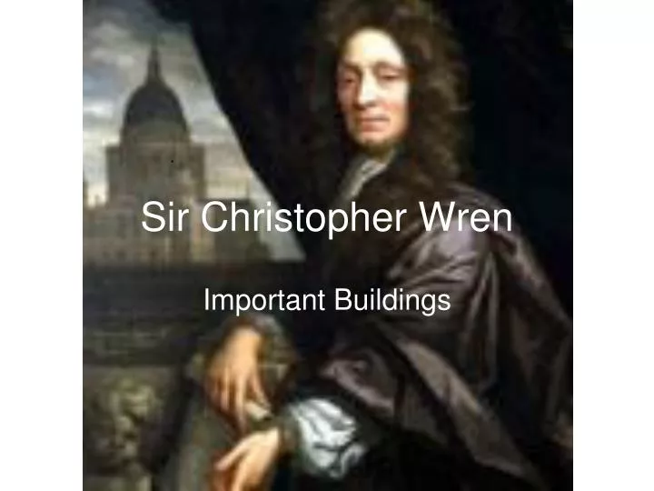 sir christopher wren