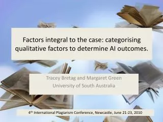 Factors integral to the case: categorising qualitative factors to determine AI outcomes.