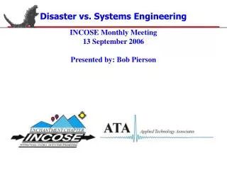 Disaster vs. Systems Engineering