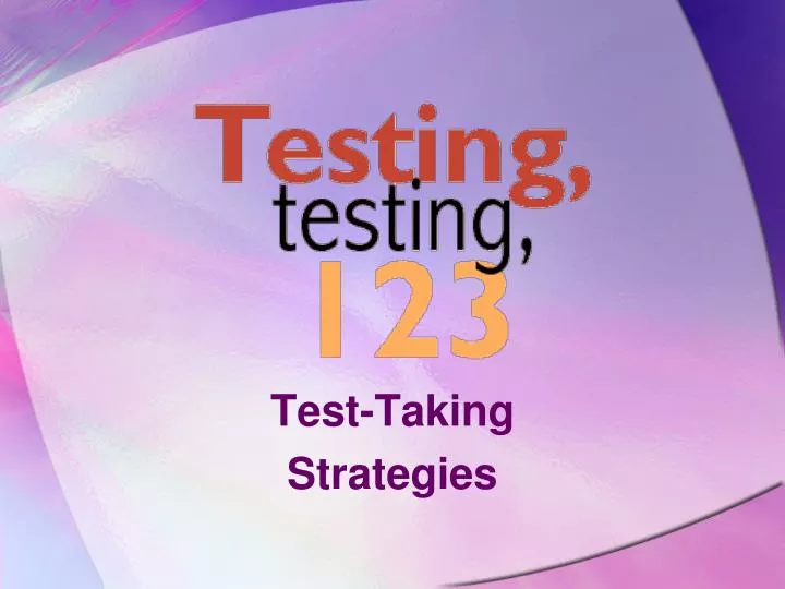 test taking strategies