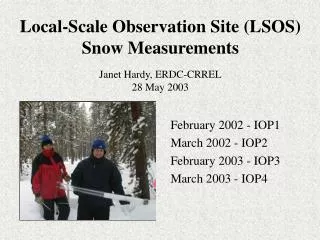 Local-Scale Observation Site (LSOS) Snow Measurements