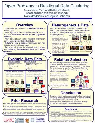 Example Data Sets