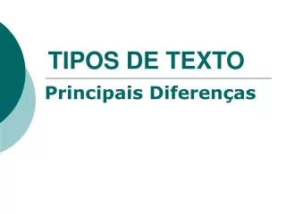 tipos de texto