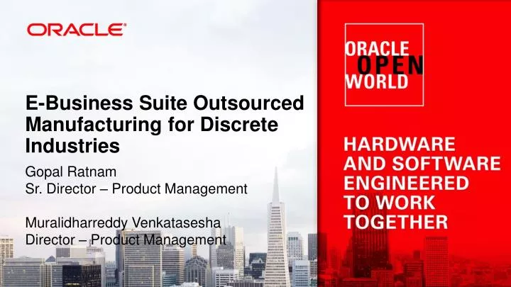 e business suite outsourced manufacturing for discrete industries