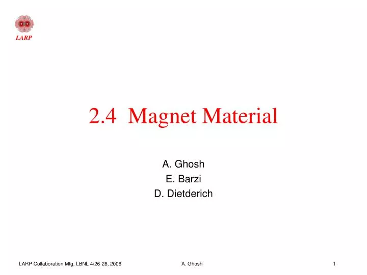 2 4 magnet material