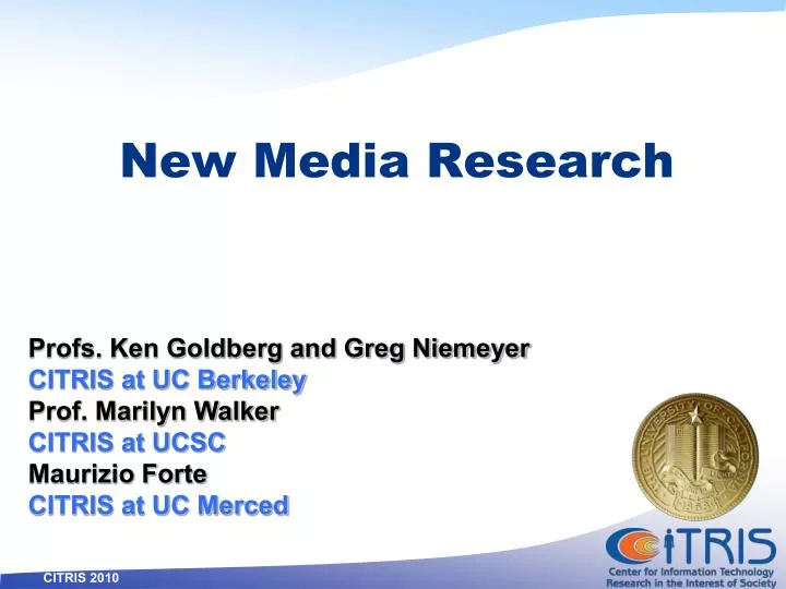 new media research