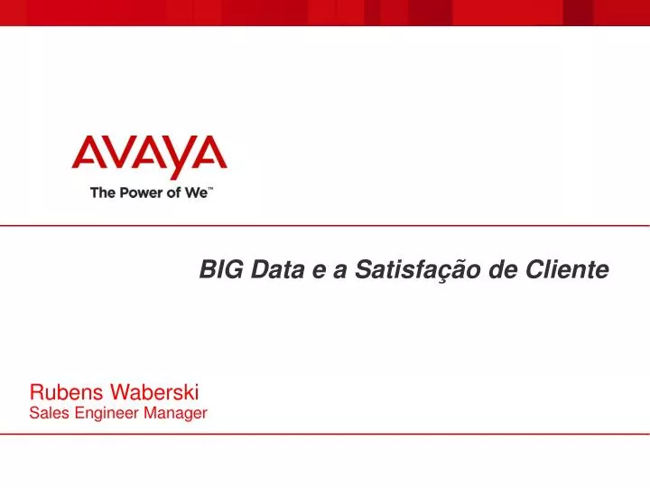 big data e a satisfa o de cliente