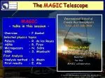 The MAGIC Telescope - slide 1