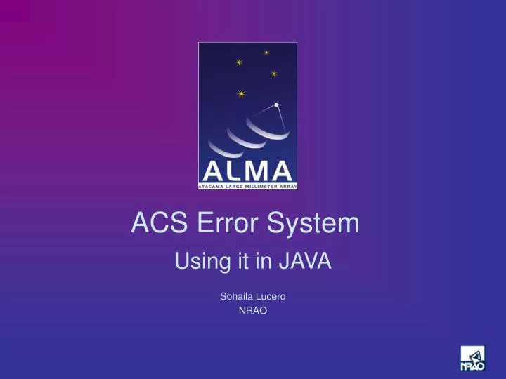 acs error system