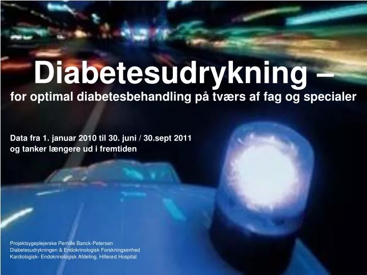 diabetesudrykning for optimal diabetesbehandling p tv rs af fag og specialer