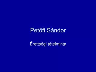 pet fi s ndor
