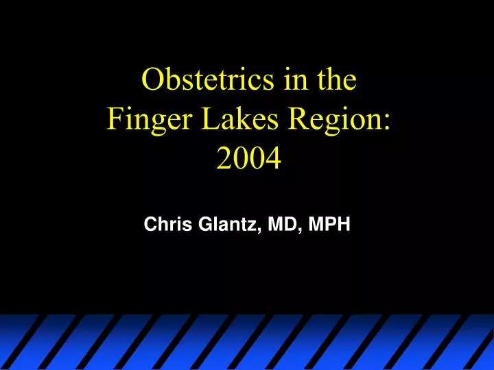 obstetrics in the finger lakes region 2004
