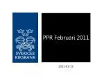 PPR Februari 2011