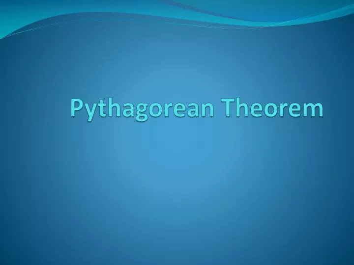 pythagorean theorem