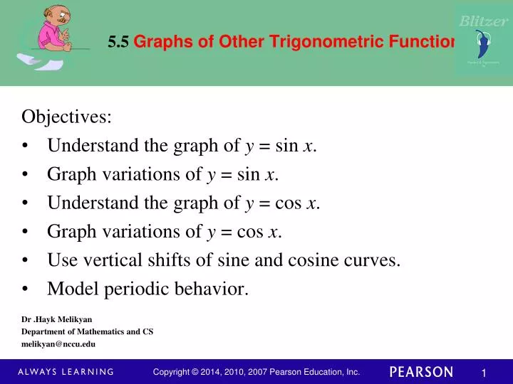 5 5 graphs of other trigonometric functions