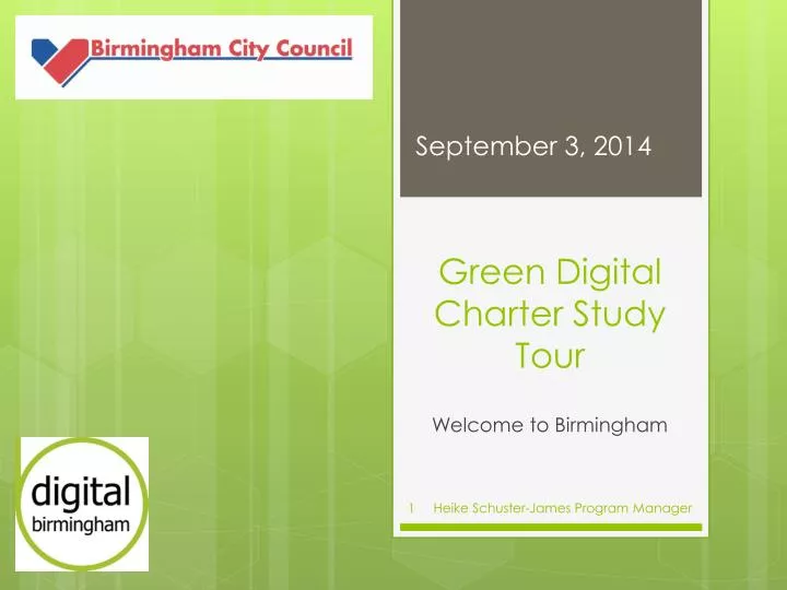 green digital charter study tour