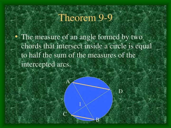 theorem 9 9
