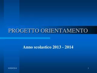 progetto orientamento