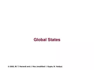 Global States