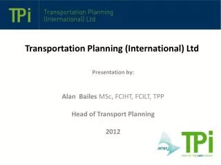 Transportation Planning (International) Ltd