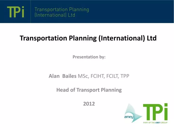 transportation planning international ltd