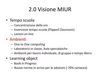 2 0 visione miur