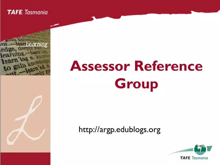 assessor reference group