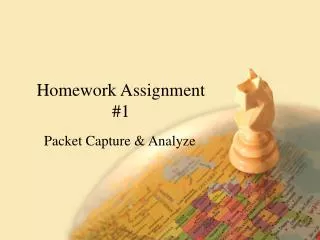 Homework Assignment #1