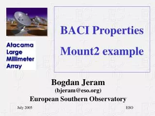 BACI Properties Mount2 example