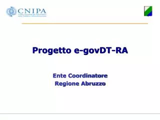 progetto e govdt ra