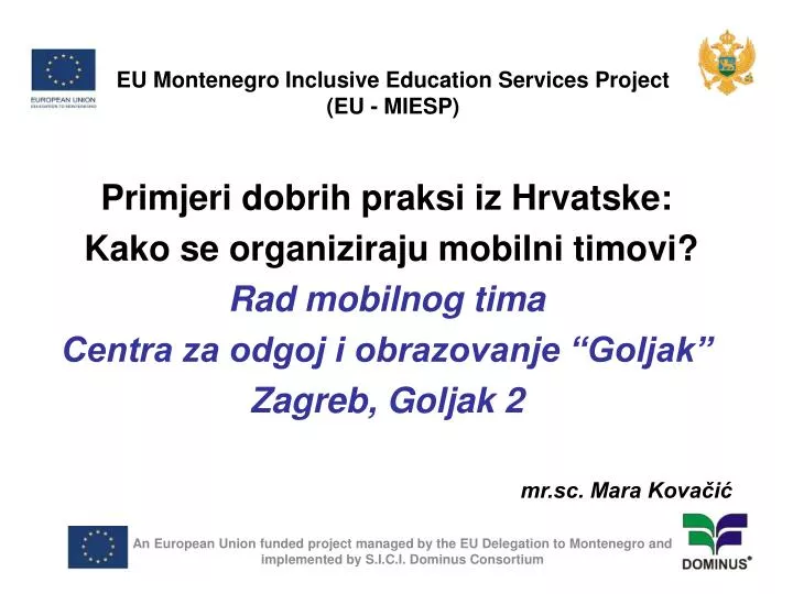 eu montenegro inclusive education services project eu miesp