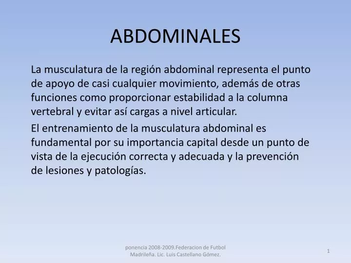abdominales