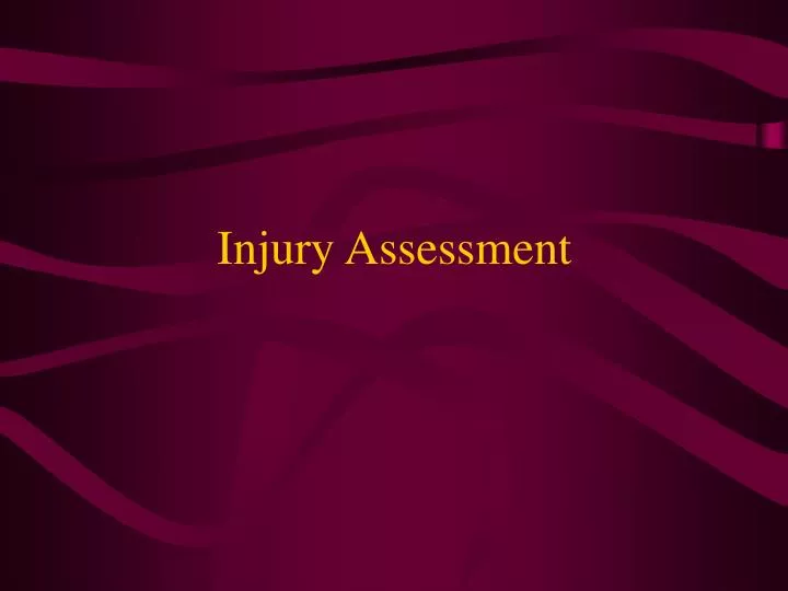 injury assessment