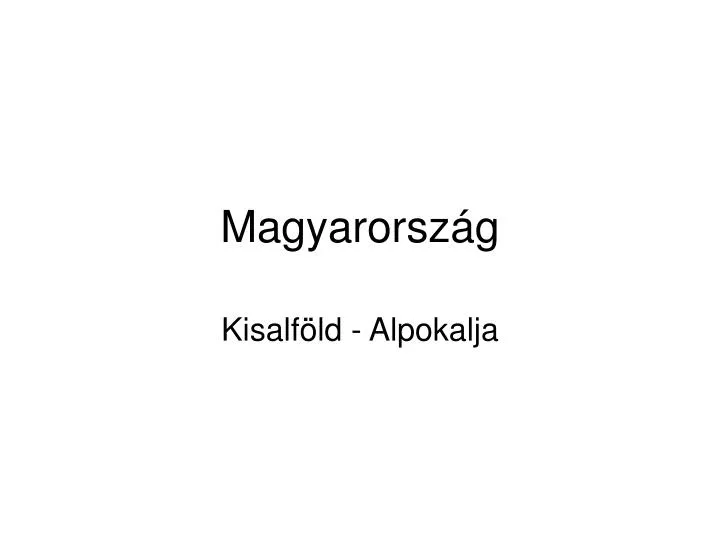 magyarorsz g