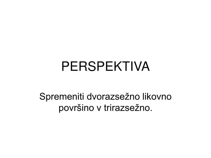 perspektiva