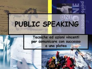 public speaking