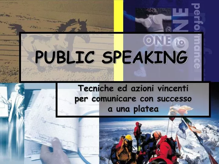 public speaking