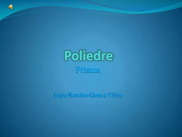 poliedre