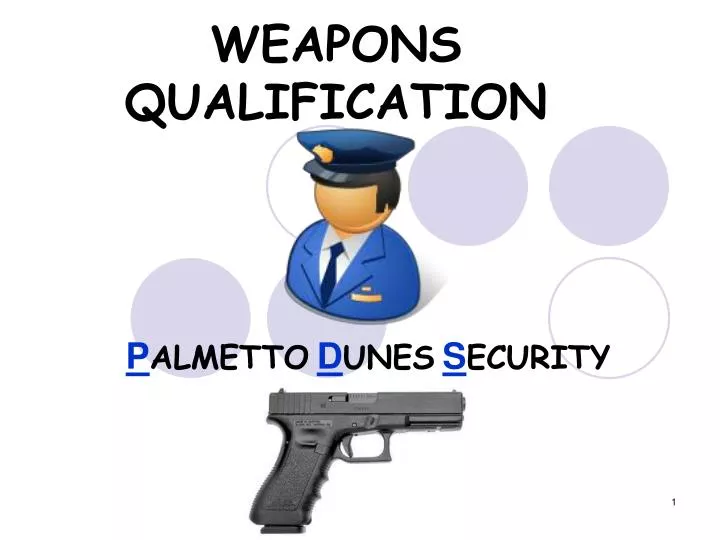 weapons qualification