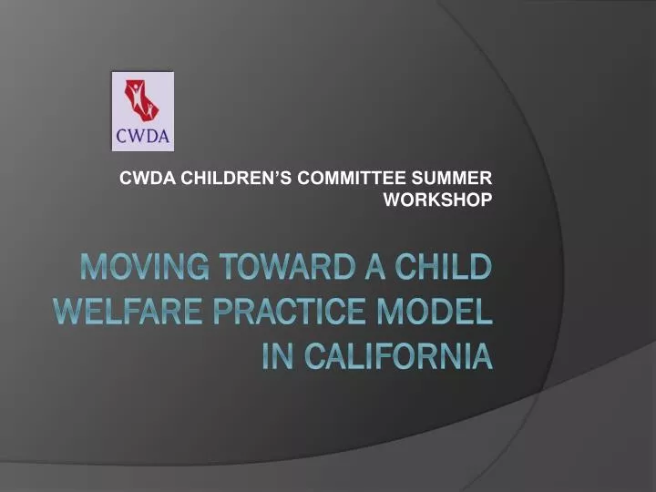 cwda children s committee summer workshop