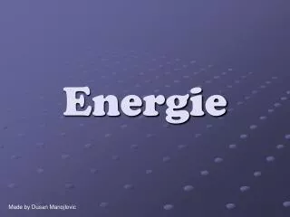 energie