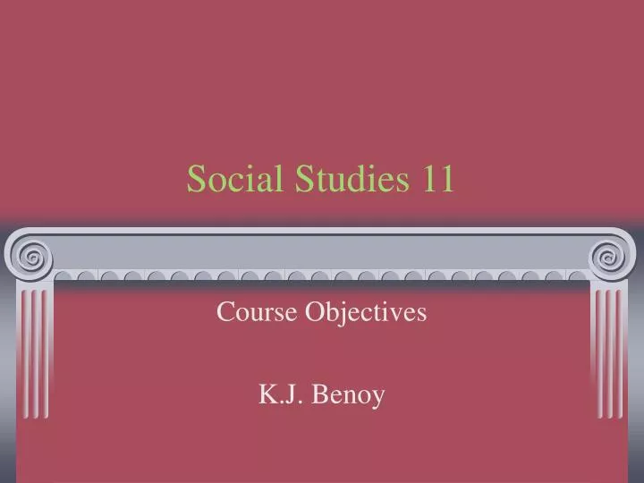 social studies 11
