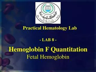 Hemoglobin F Quantitation Fetal Hemoglobin