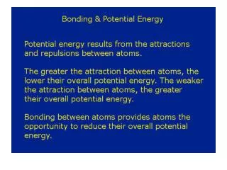 Three Types of Bonds