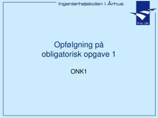 opf lgning p obligatorisk opgave 1