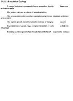 Ch. 52 - Population Ecology - slide 1
