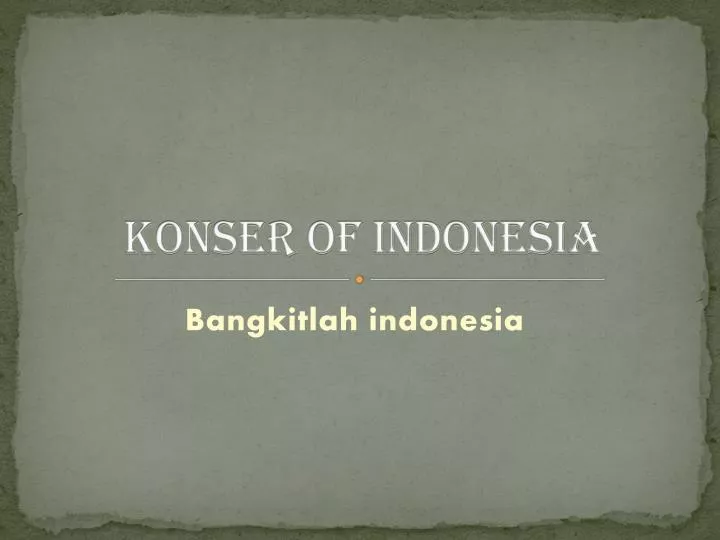 konser of indonesia
